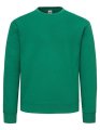 Heren Sweater Supercotton Fruit of the Loom College Green